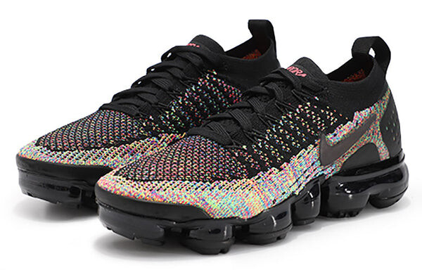 Кроссовки air vapormax flyknit 2 Nike, черный — фото 3