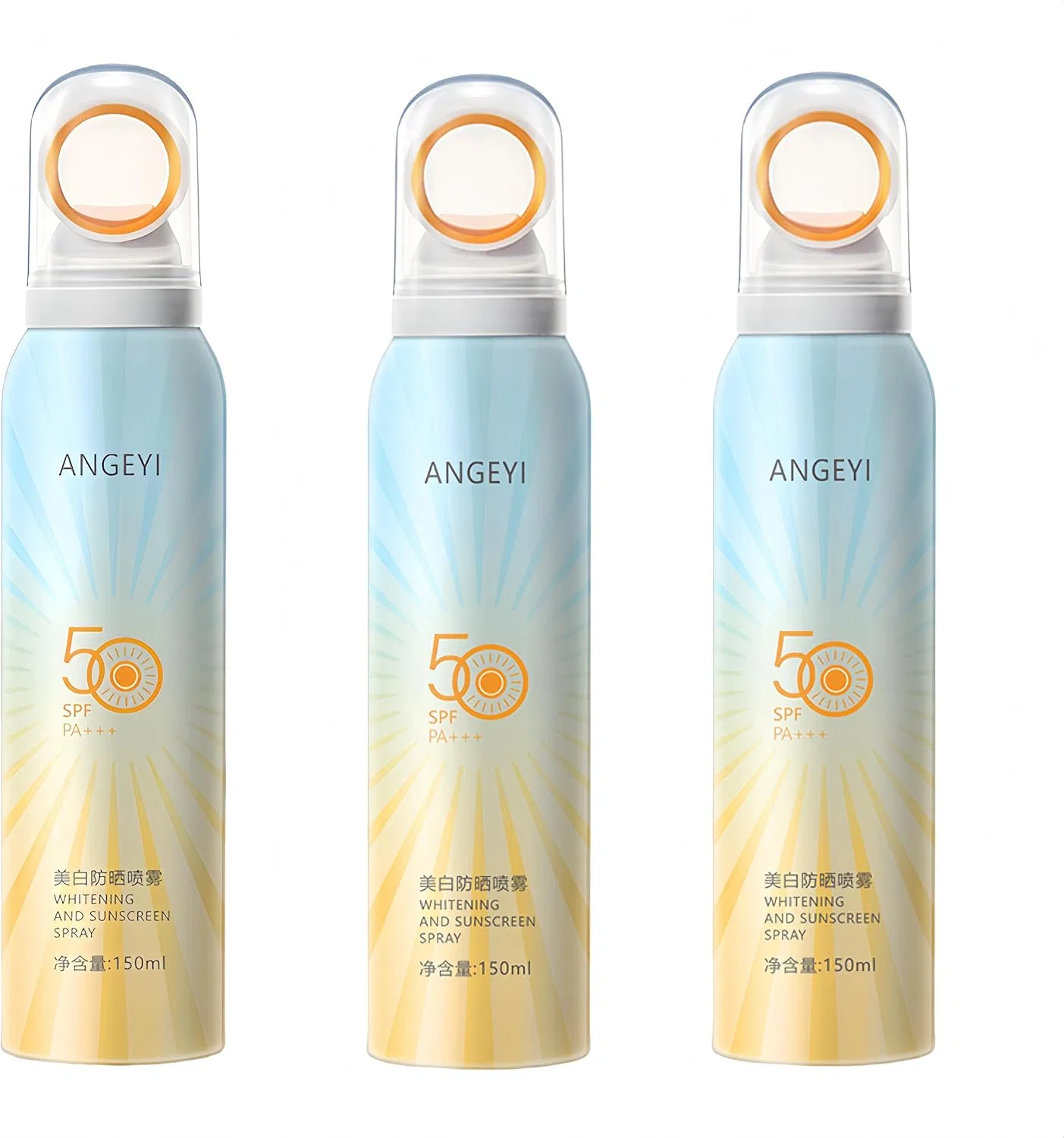 Спрей-солнцезащита SPF50+ VNEWSCHI набор 3 шт 150 мл