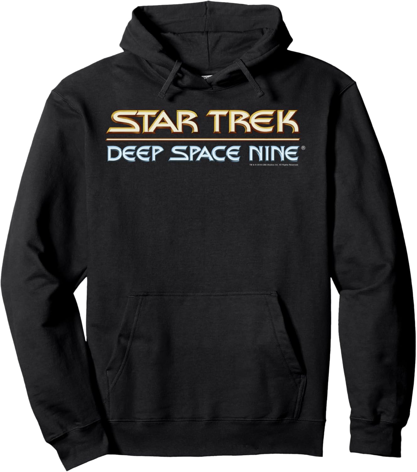 

Худи с хромированным логотипом Star Trek DS9 Deep Space Nine, черное, Черный, Худи с хромированным логотипом Star Trek DS9 Deep Space Nine, черное