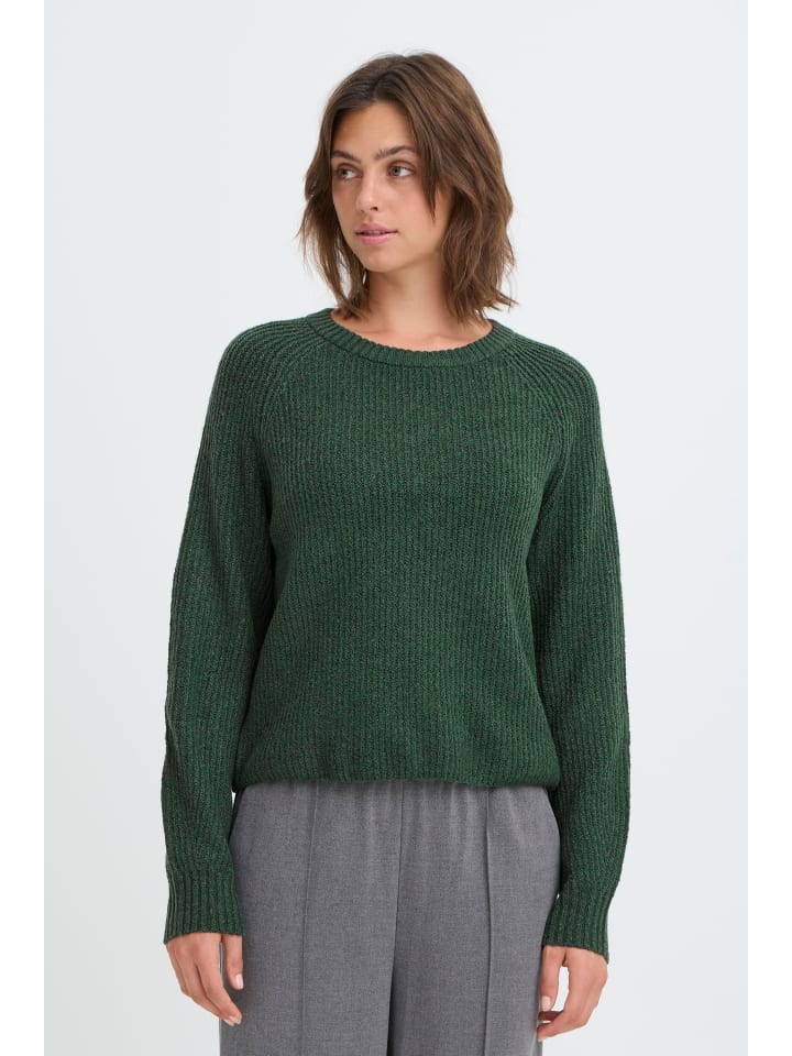 

Oxmo Вязаный свитер OXFansi зеленого цвета