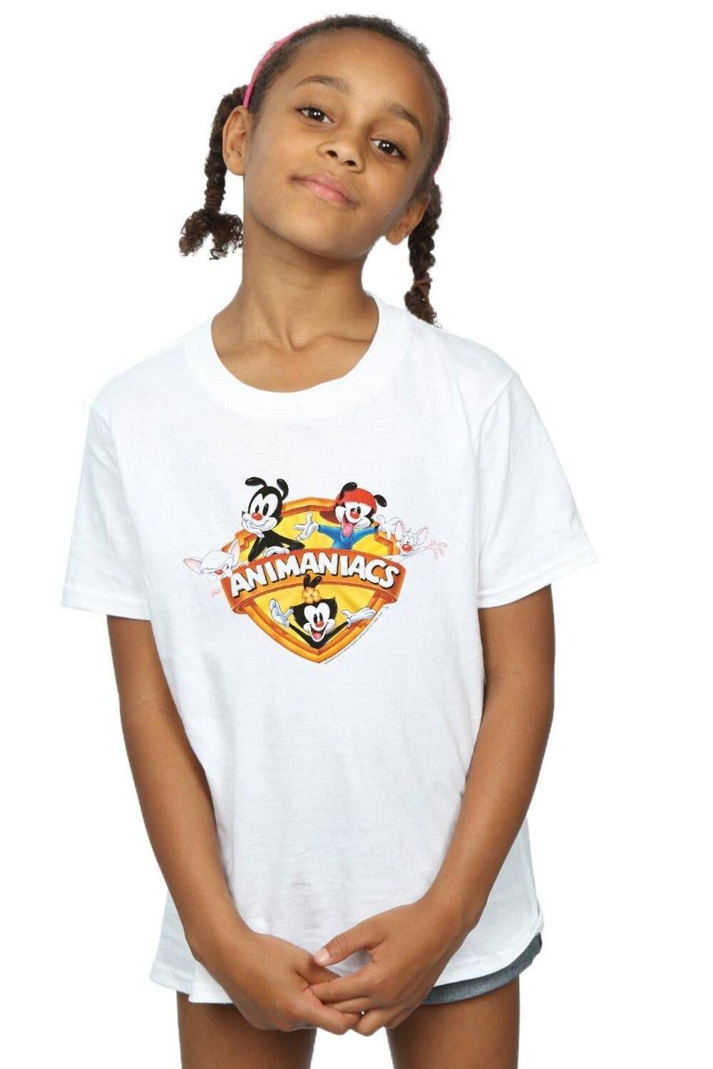 

Хлопковая футболка Group Shield Animaniacs, белый