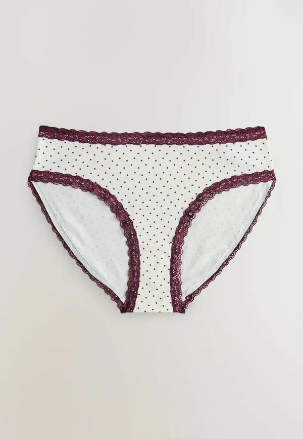 Трусы 7 шт Next, black floral berry, черный с цветочно-ягодным принтом — фото 3