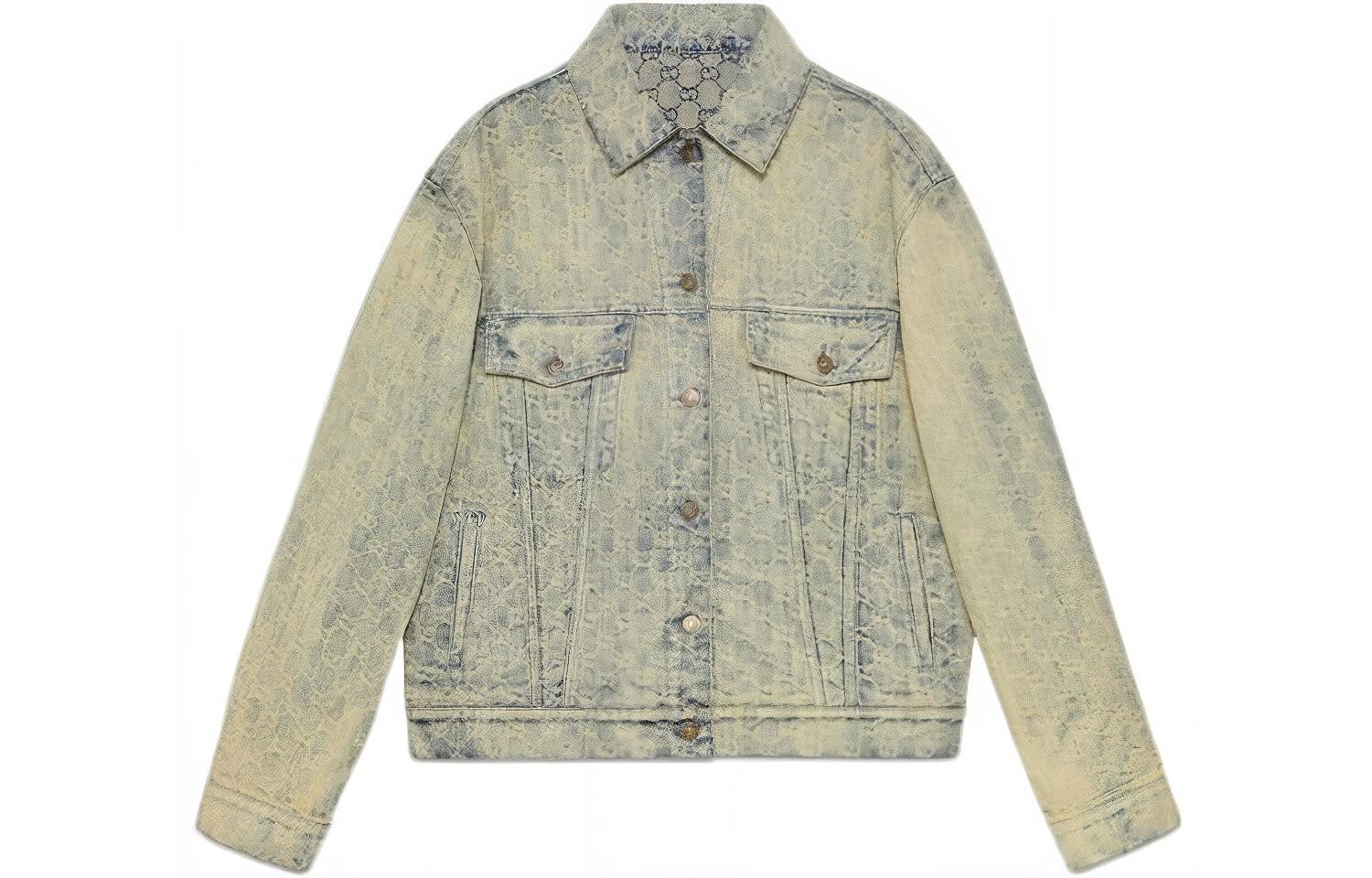 

Женская джинсовая куртка Gucci, серый