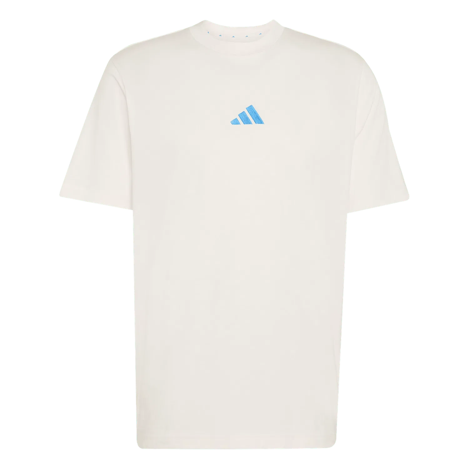 Мужская футболка с круглым вырезом Adidas, кремовый