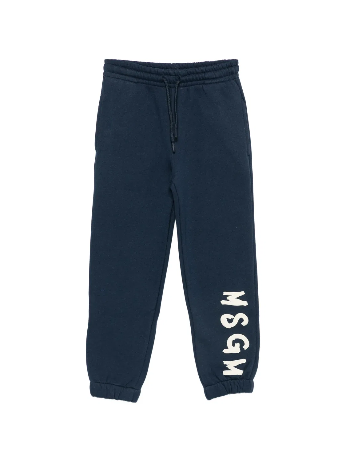 Спортивные брюки с логотипом синие MSGM, синий