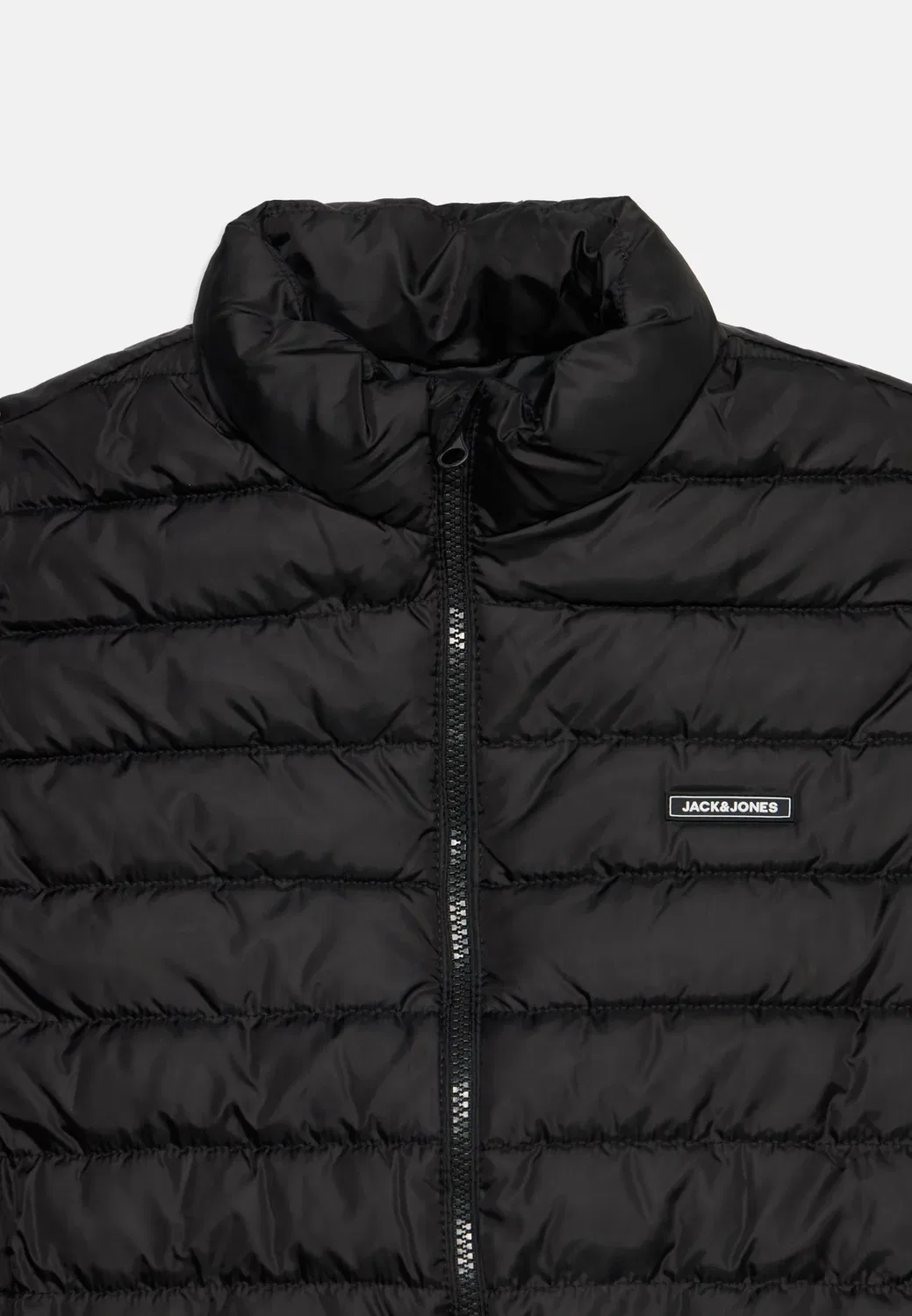 Легкий утепленный воротник Jjelvis - жилет Jack & Jones Junior, Black — фото 3