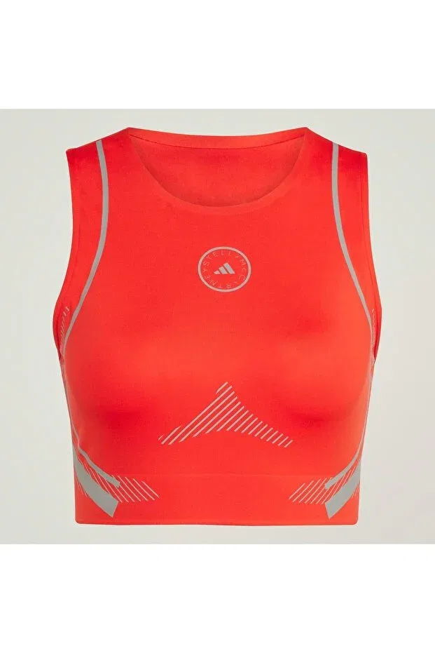 Женская футболка из полиэстера Adidas, Orange — фото 4