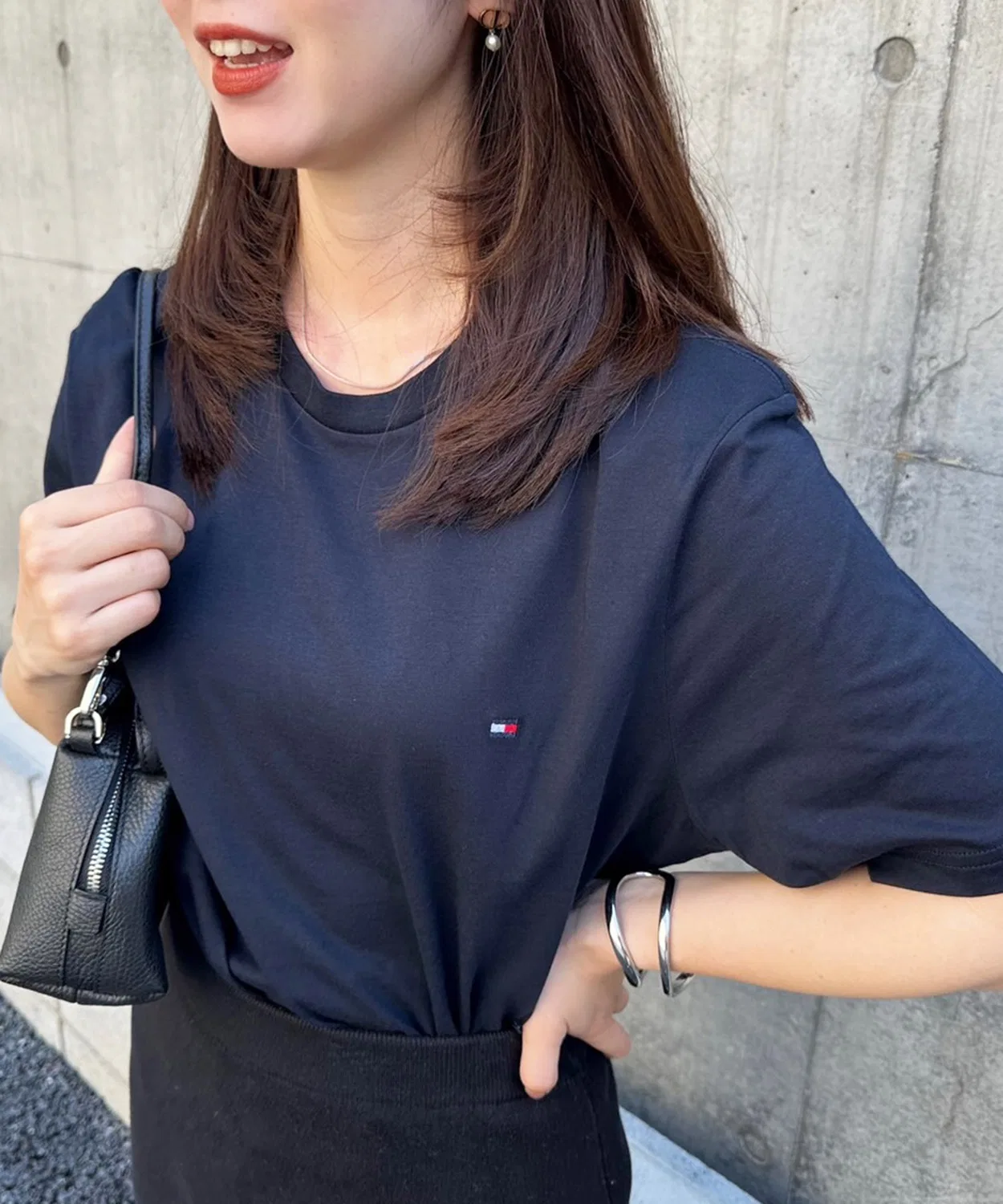 Мужская футболка с длинным рукавомTOMMY HILFIGER, Navy