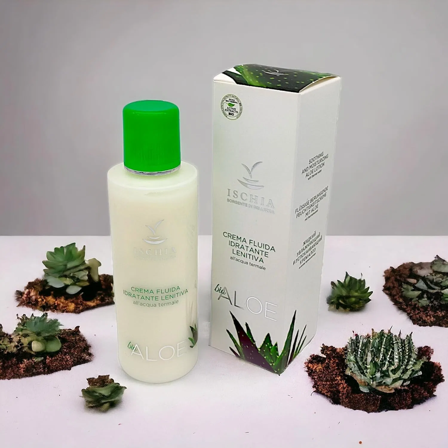 Увлажняющий крем для тела Aloe Bio, Ischia Sorgente di Bellezza, 200 мл — фото 2