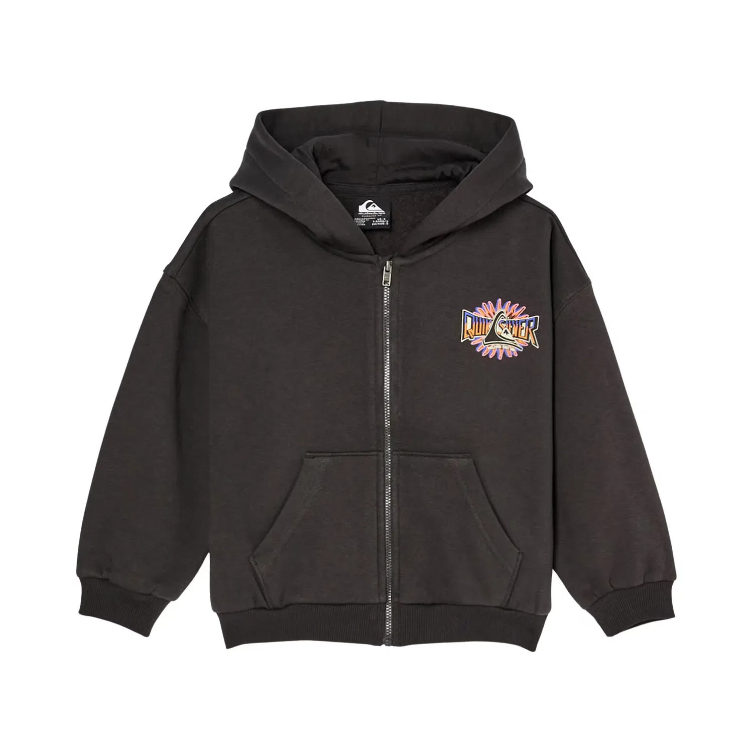 Детская худи с капюшоном и молнией Quiksilver, Negro