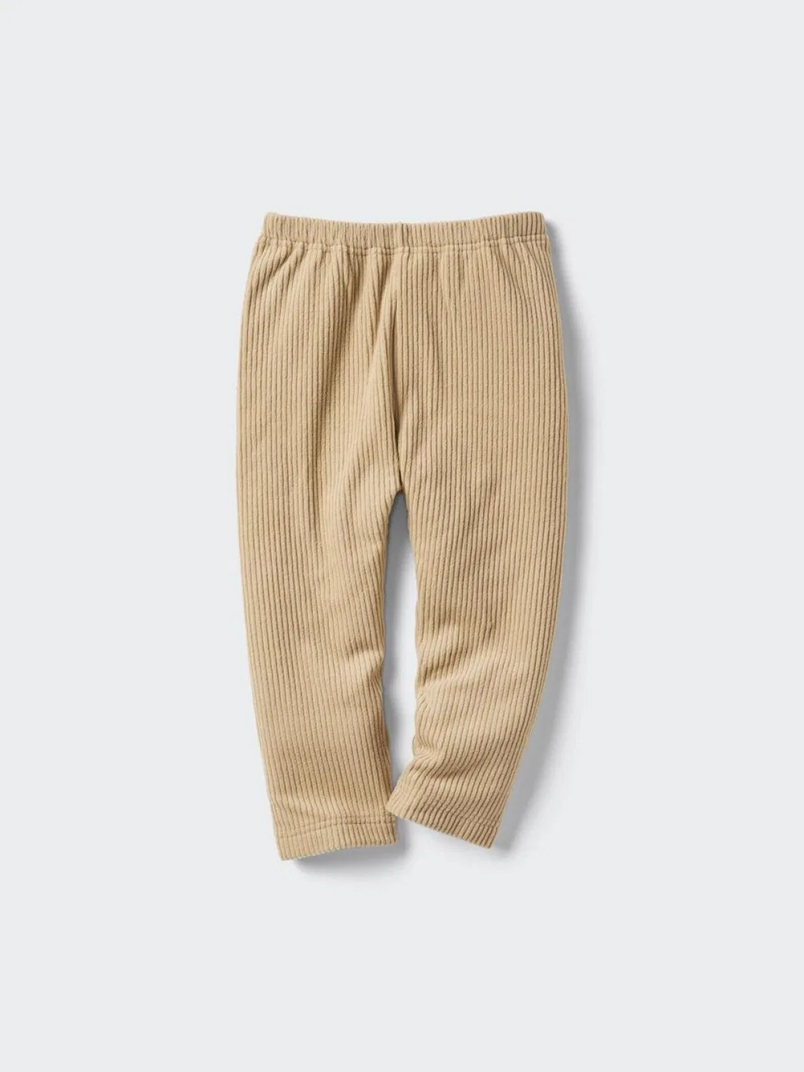 Колготки детские утепленные из флиса Uniqlo, бежевый