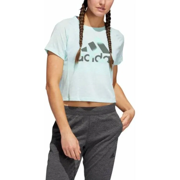 Женская футболка с коротким рукавом Mint Green Adidas, Mint Green