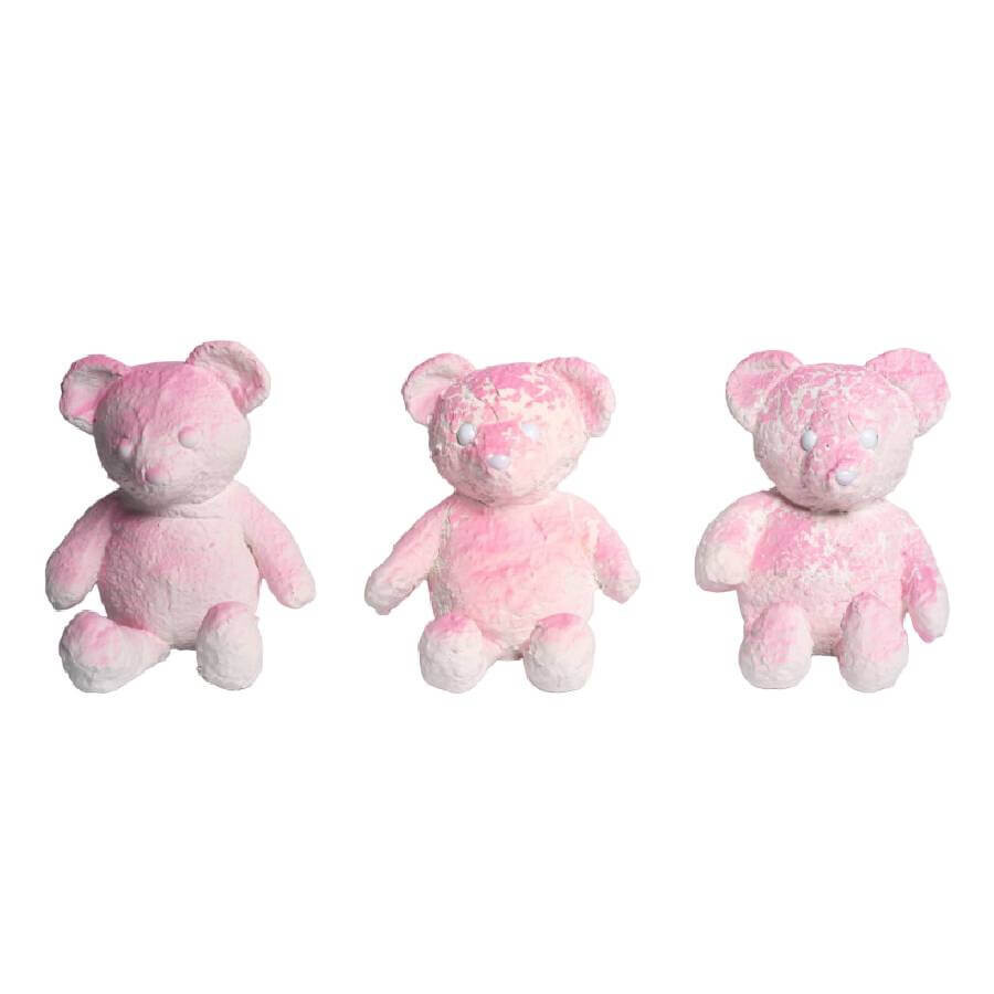 

Фигурка Daniel Arsham Cracked Bear Figure, розовый