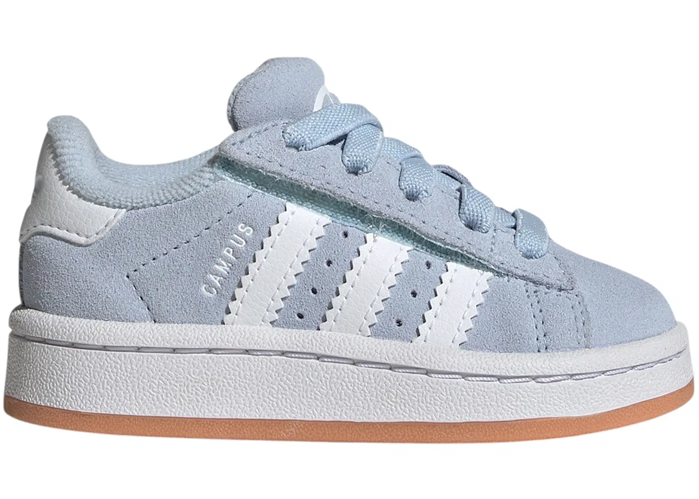 Детские кроссовки Lifestyle с удобной застежкой Adidas Campus 00s Comfort Closure, Crystal Sky Cloud White Gum