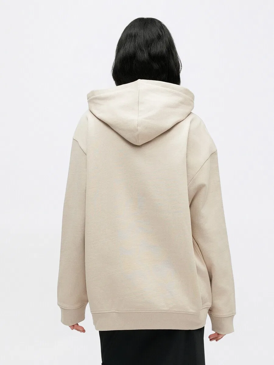 Толстовка ADIDAS ORIGINALS 'Essentials' светло-бежевого цвета — фото 3