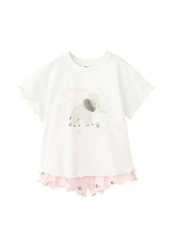 Пижамный комплект Mango Kids, белый