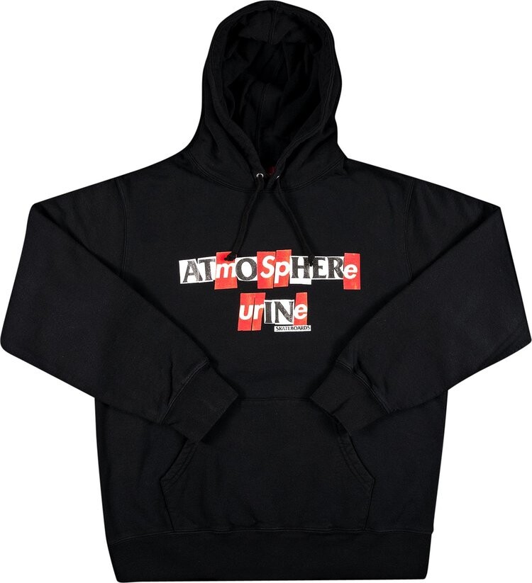 

Толстовка Supreme x ANTIHERO Hooded Sweatshirt 'Black', черный