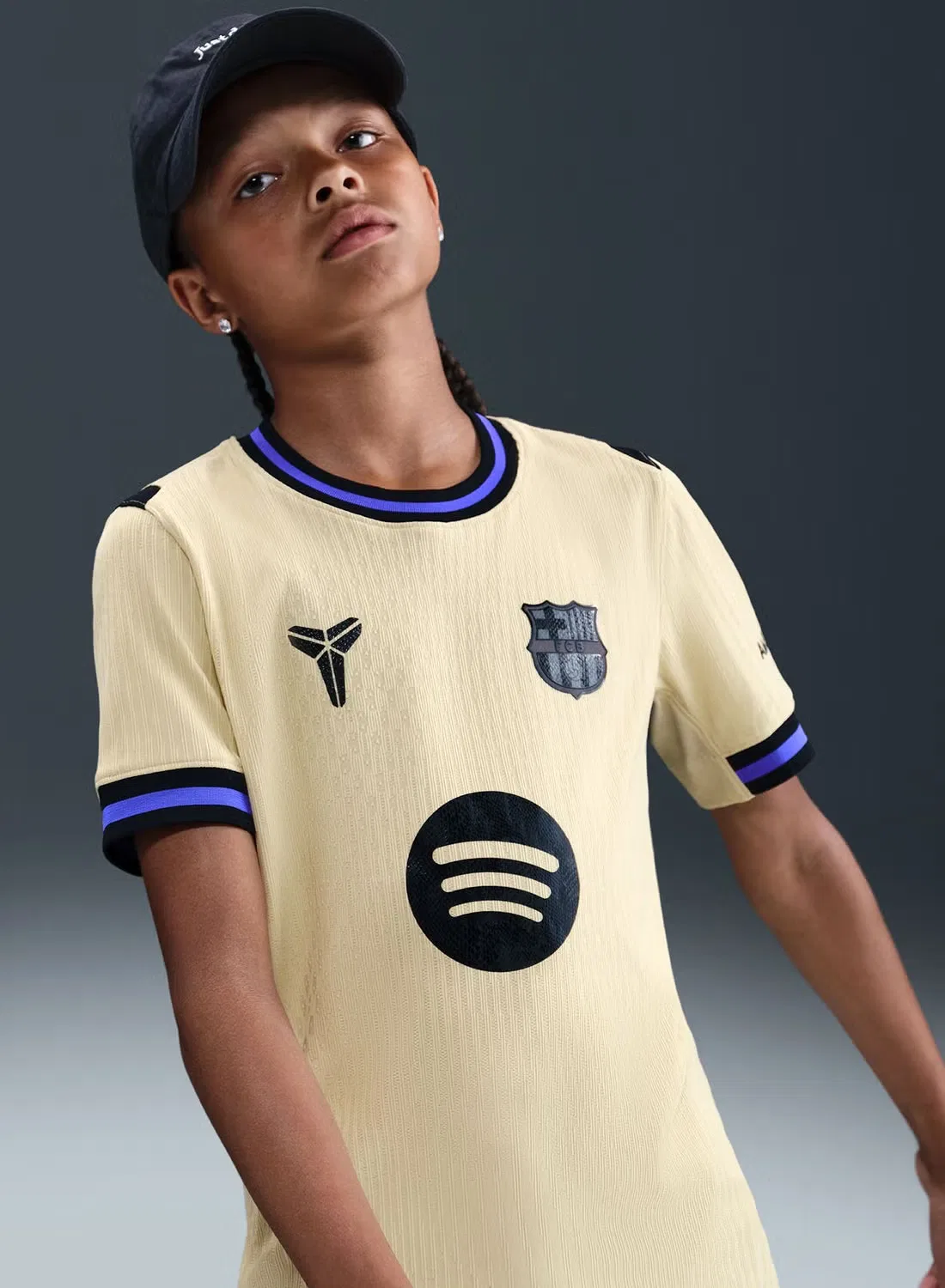 Футболка с коротким рукавом Barcelona Nike, золотой
