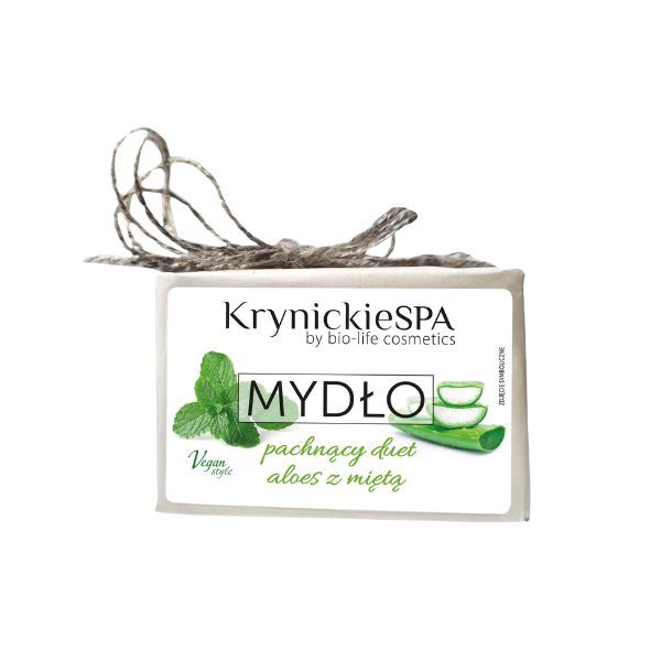 

Мыло для тела-алоэ с мятой, 100 г Krynickie Spa