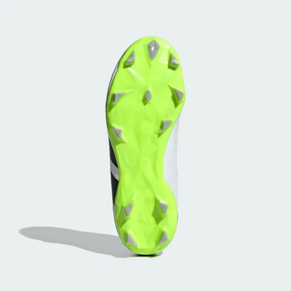 Детские бутсы футбольные для мальчиков с длинным рукавом Predator Accuracy.3 Adidas, Ftwr White Core Black Polished Lemon — фото 4