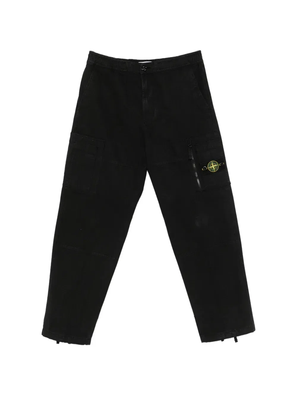 Брюки-карго с нашивкой-логотипом Stone Island, черный