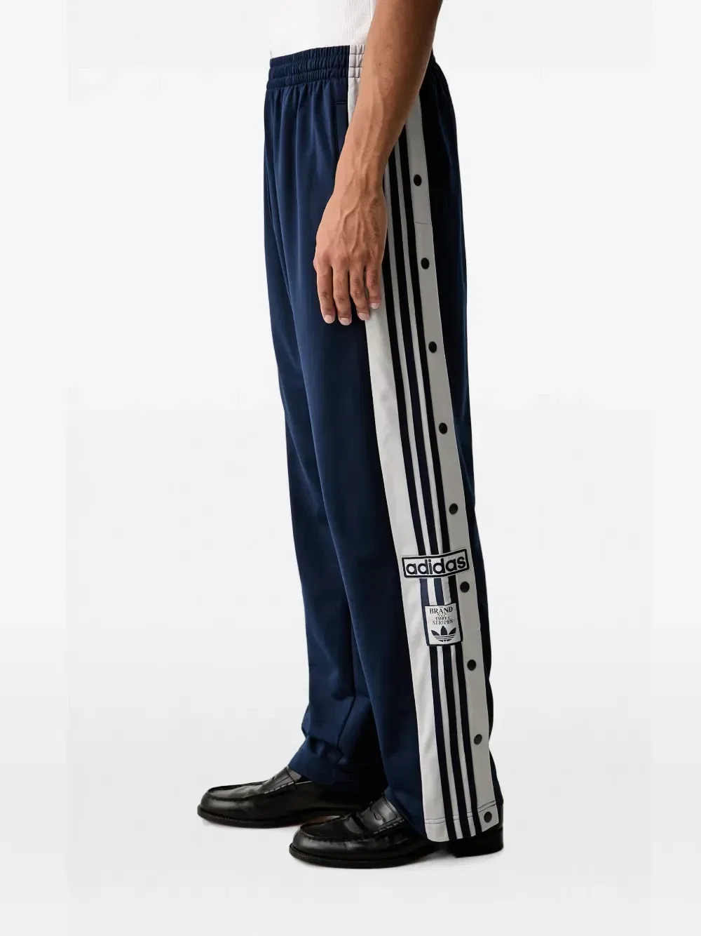 Спортивные брюки с боковыми полосками Adicolor adidas, синий — фото 2