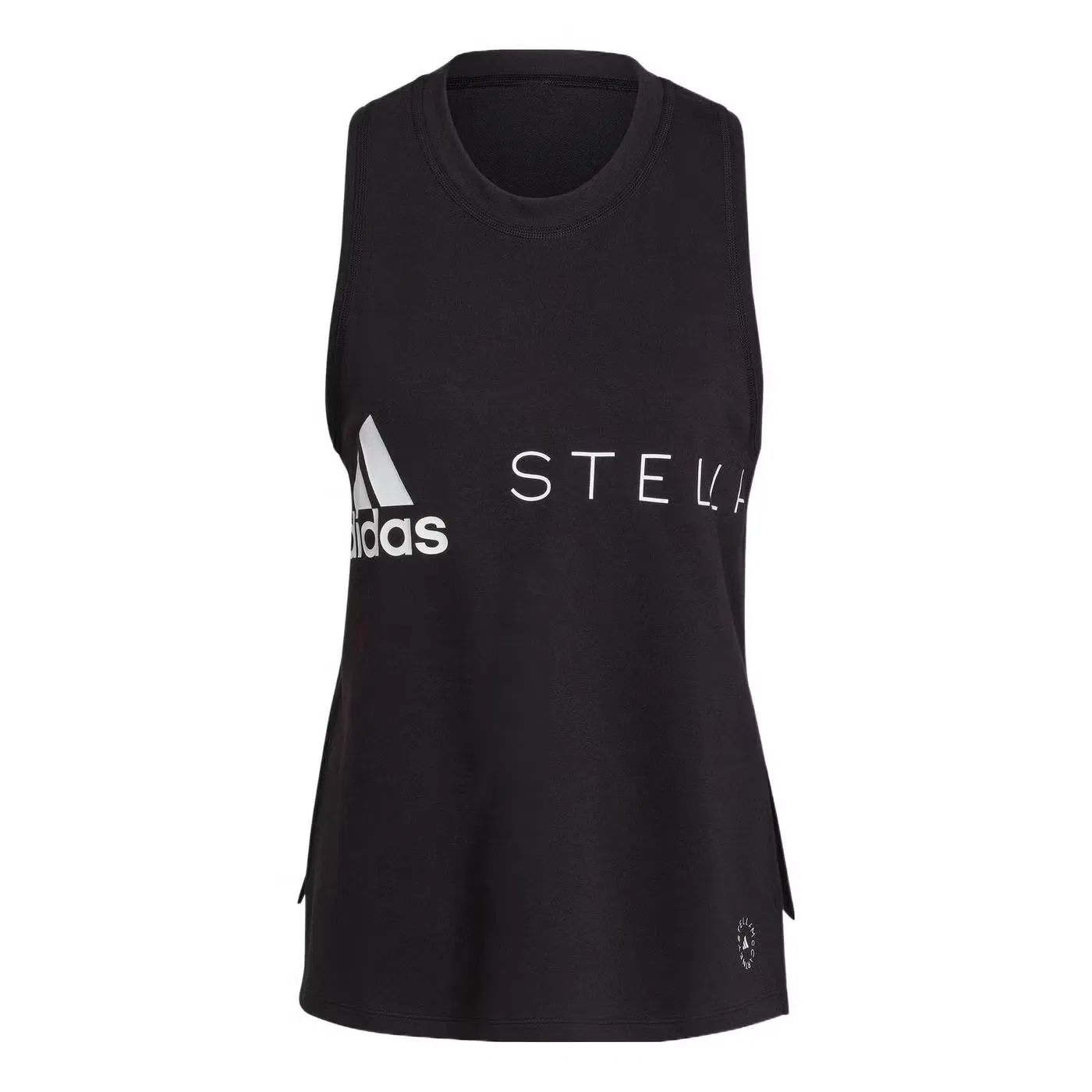 Майка спортивная с логотипом by Stella McCartney Adidas, черный