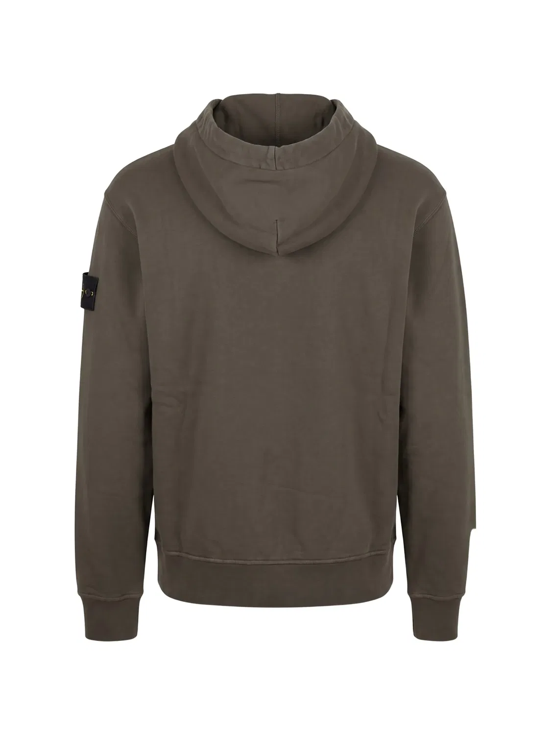 Толстовка из органического хлопка с капюшоном и карманами Stone Island, серый — фото 2