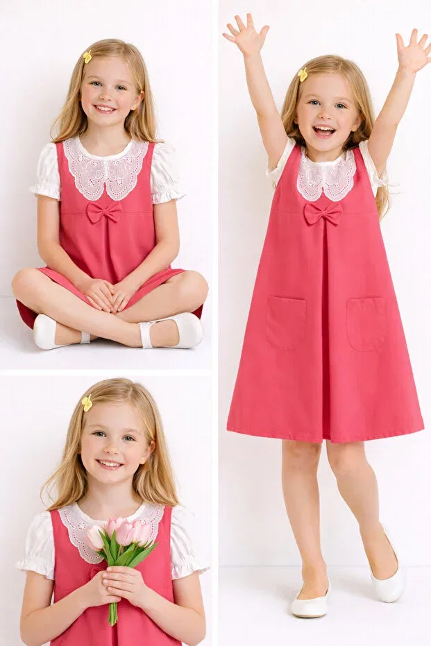 Детское платье для девочек кружевной воротник Gmg Baby, Colored