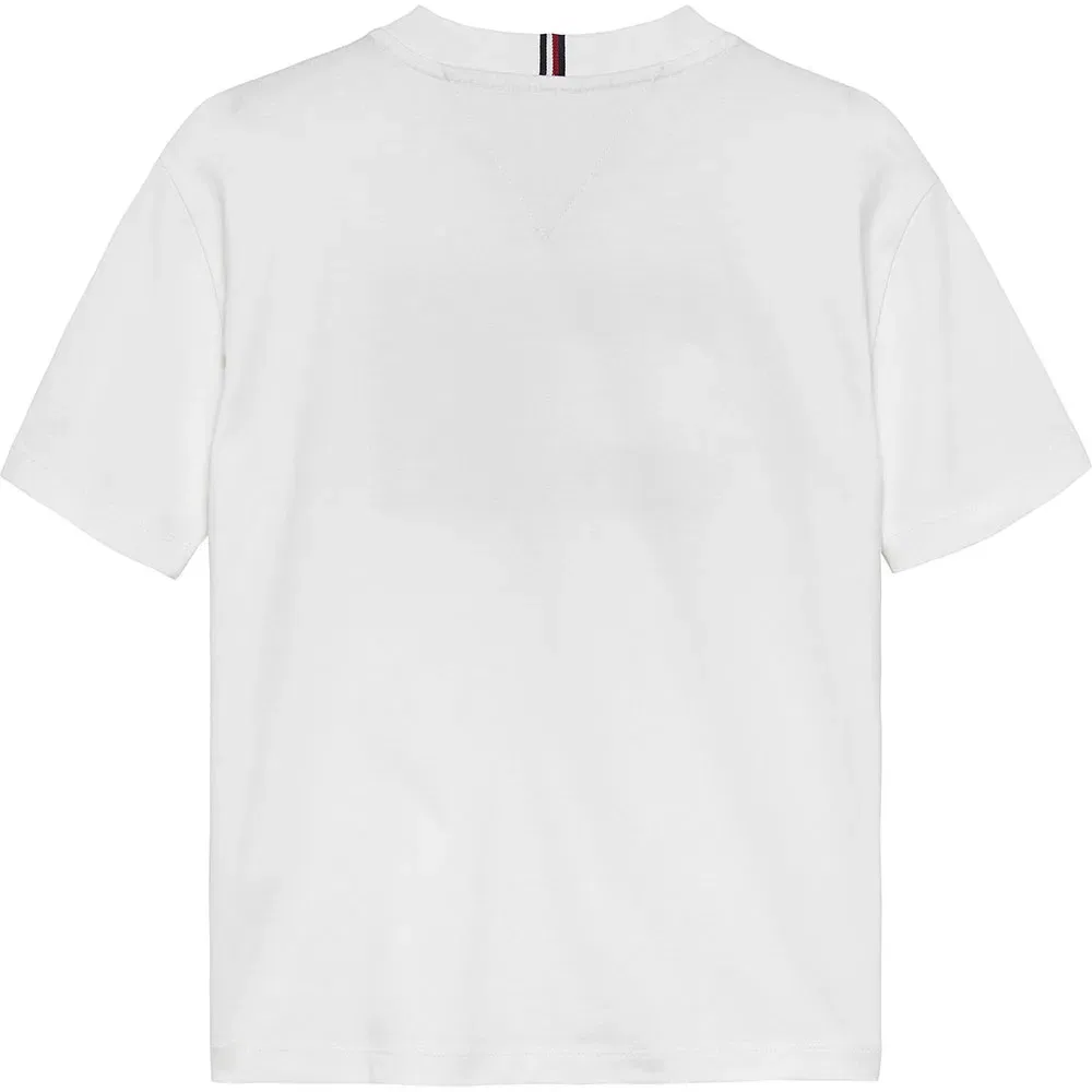 Футболка с принтом Tommy Hilfiger Heritage Printed Flag, белый — фото 4