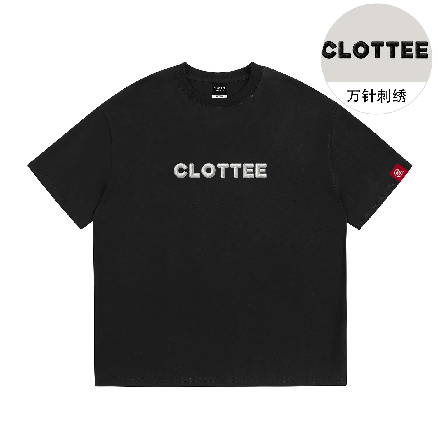 Детская футболка с коротким рукавом, прямой крой T Shirts Unisex, CLOT, White Blue — фото 4