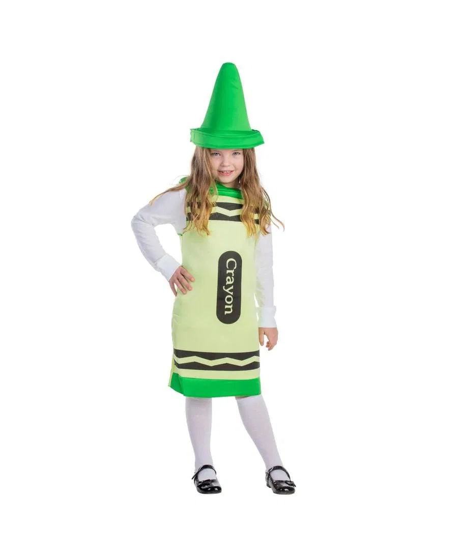 Костюм карандаша с туникой и шапкой, Green Dress Up America