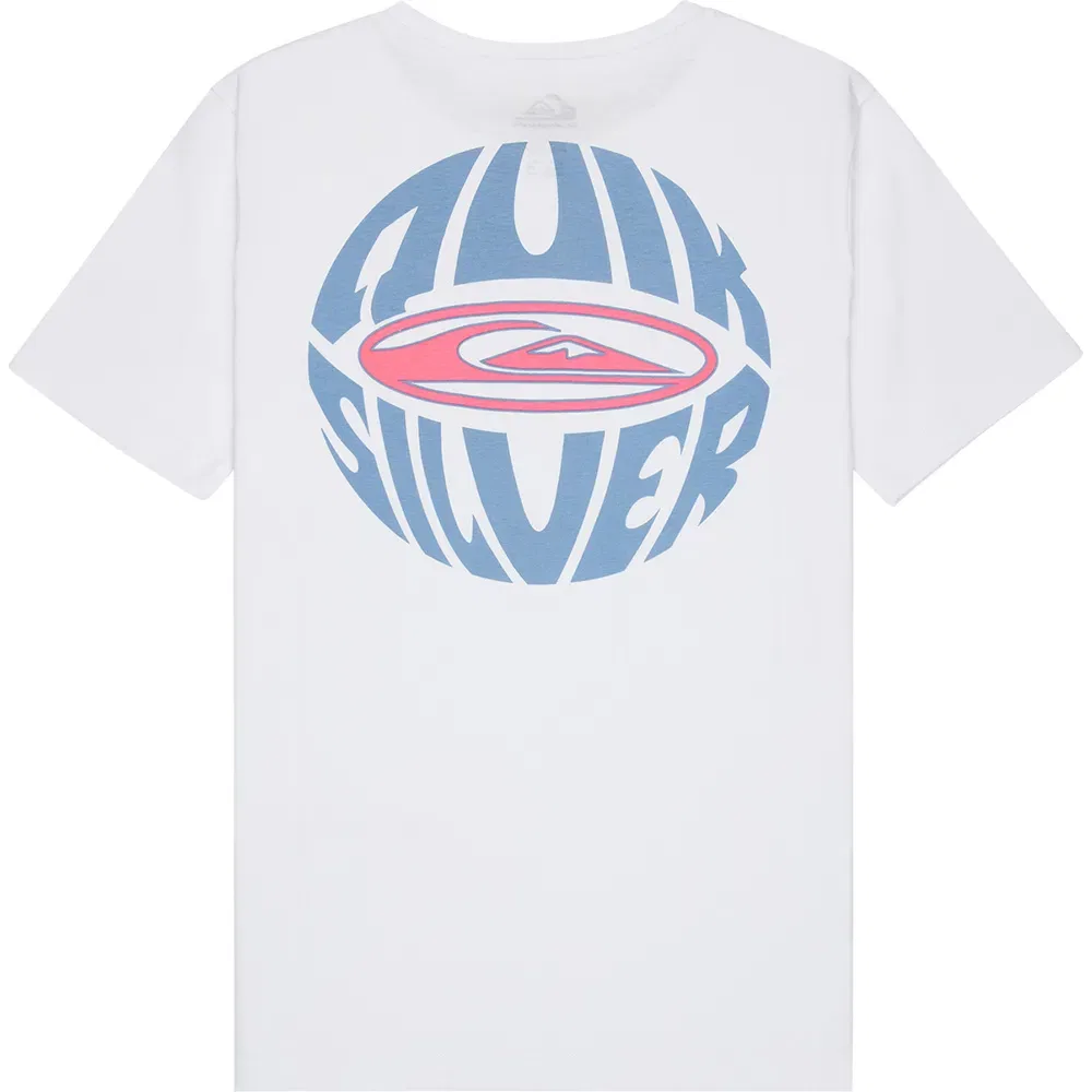Футболка с коротким рукавом Quik Globe Quiksilver, белый — фото 2