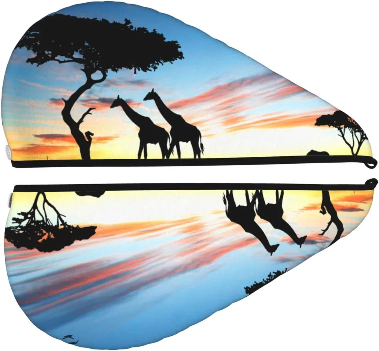 Шапочка для душа Giraffe Sunset, Ankepwj, 25.2x10.2 дюйма — фото 2