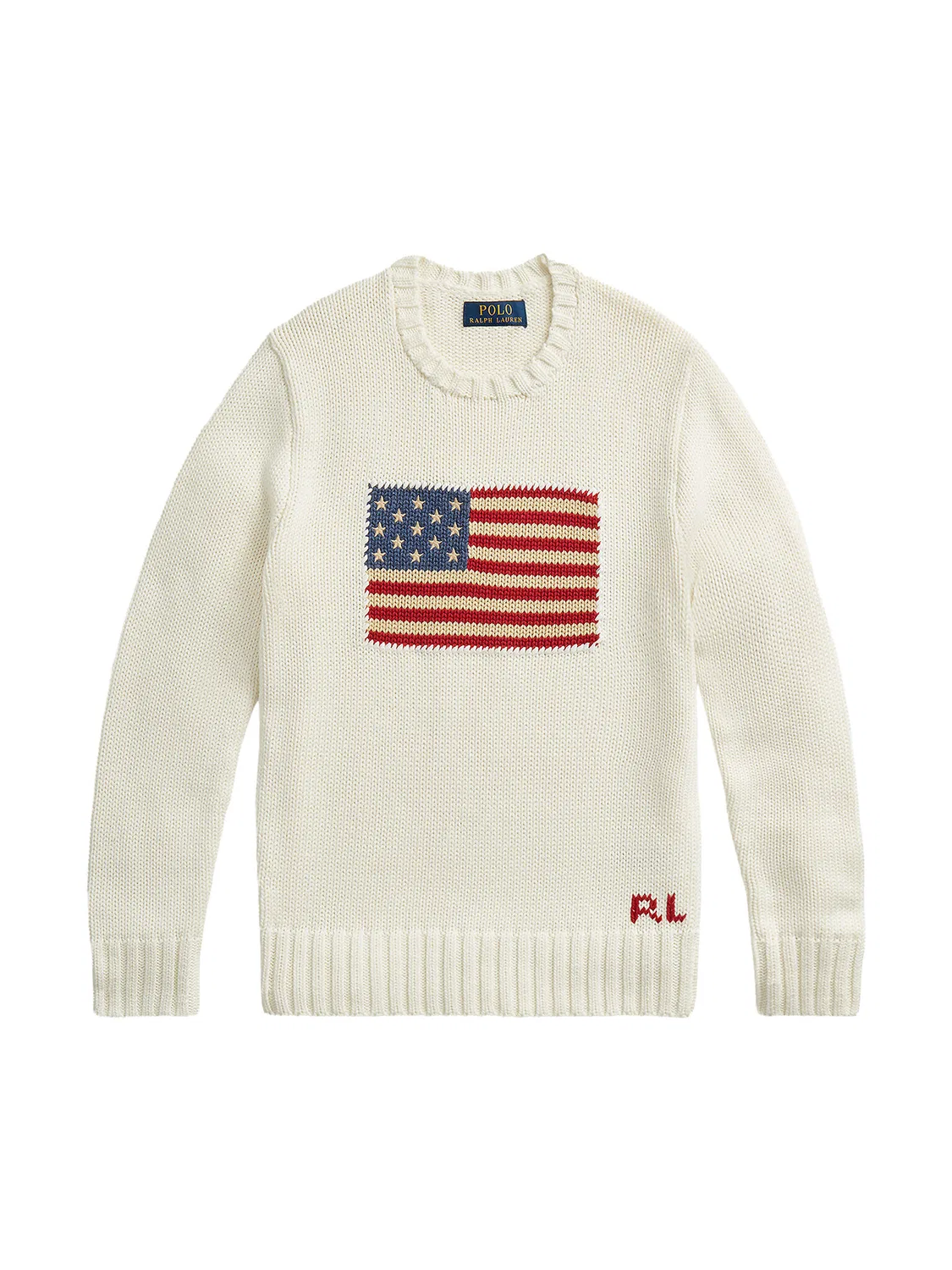 Пуловер стандартного кроя для мальчика Polo Ralph Lauren, белый — фото 4