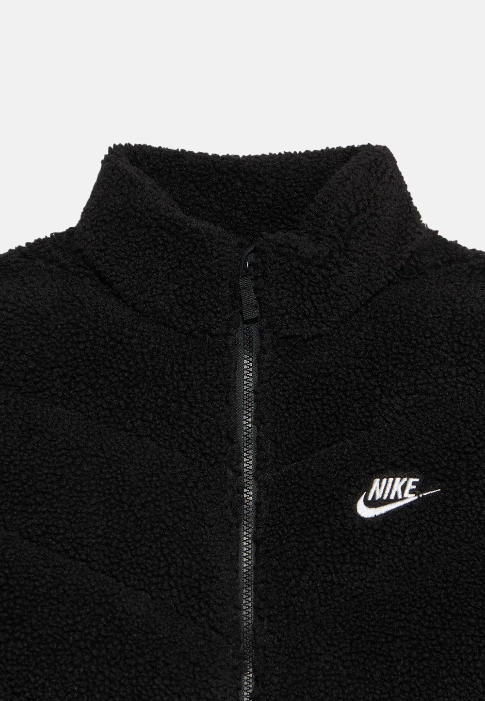 Пуховик унисекс - флисовая куртка Nike Sportswear, Black — фото 3