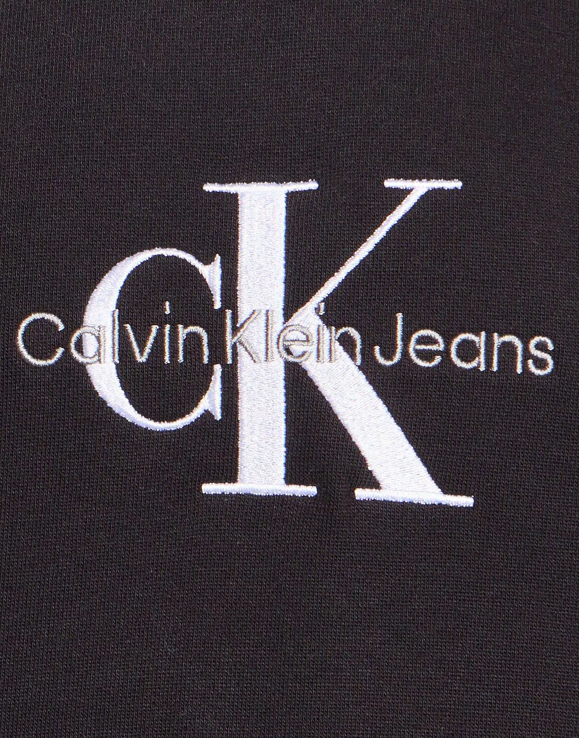 Мужской свитшот на флисе с капюшоном Calvin Klein, черный — фото 2