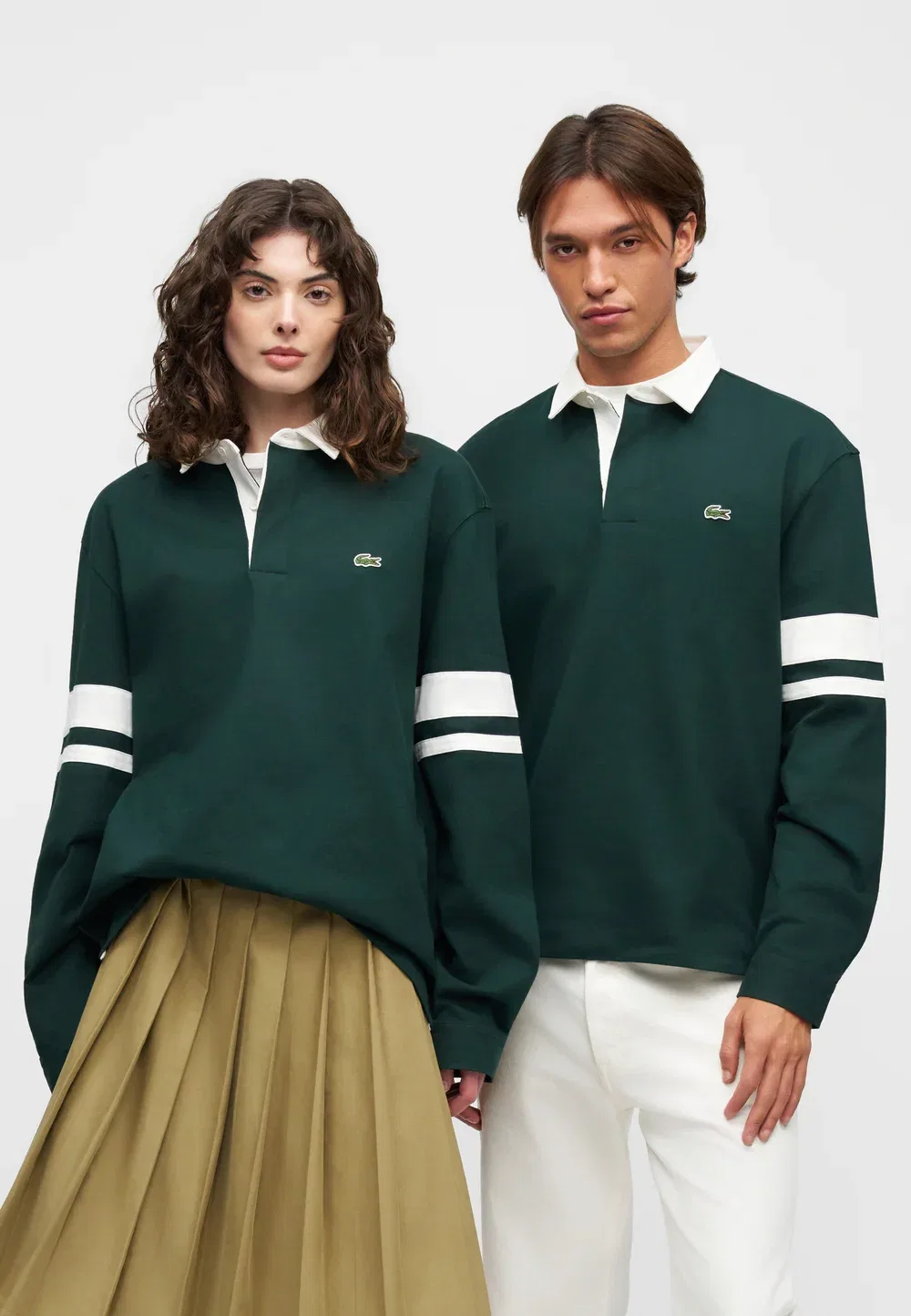 Футболка с длинным рукавом Lacoste Sinople/Flour — фото 3