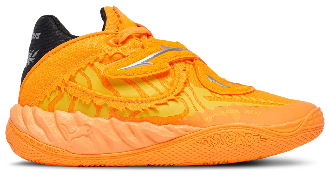 Кроссовки для мальчиков MB 05 Fast & Furious LA PUMA, цвет Black/Lux Lime/Heat Fire