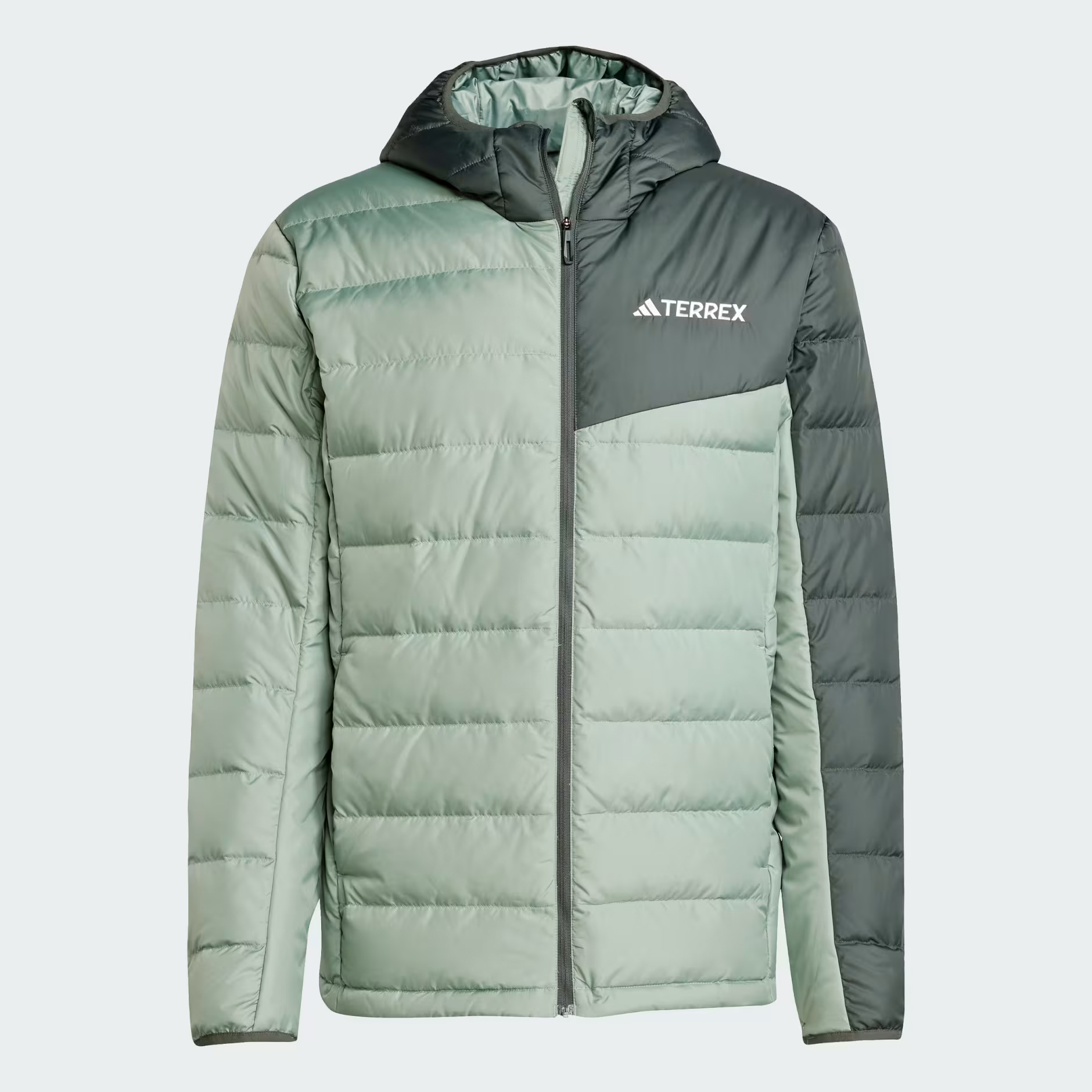 

Куртка Adidas Terrex Multi Light Down, зеленый/темно-зеленый