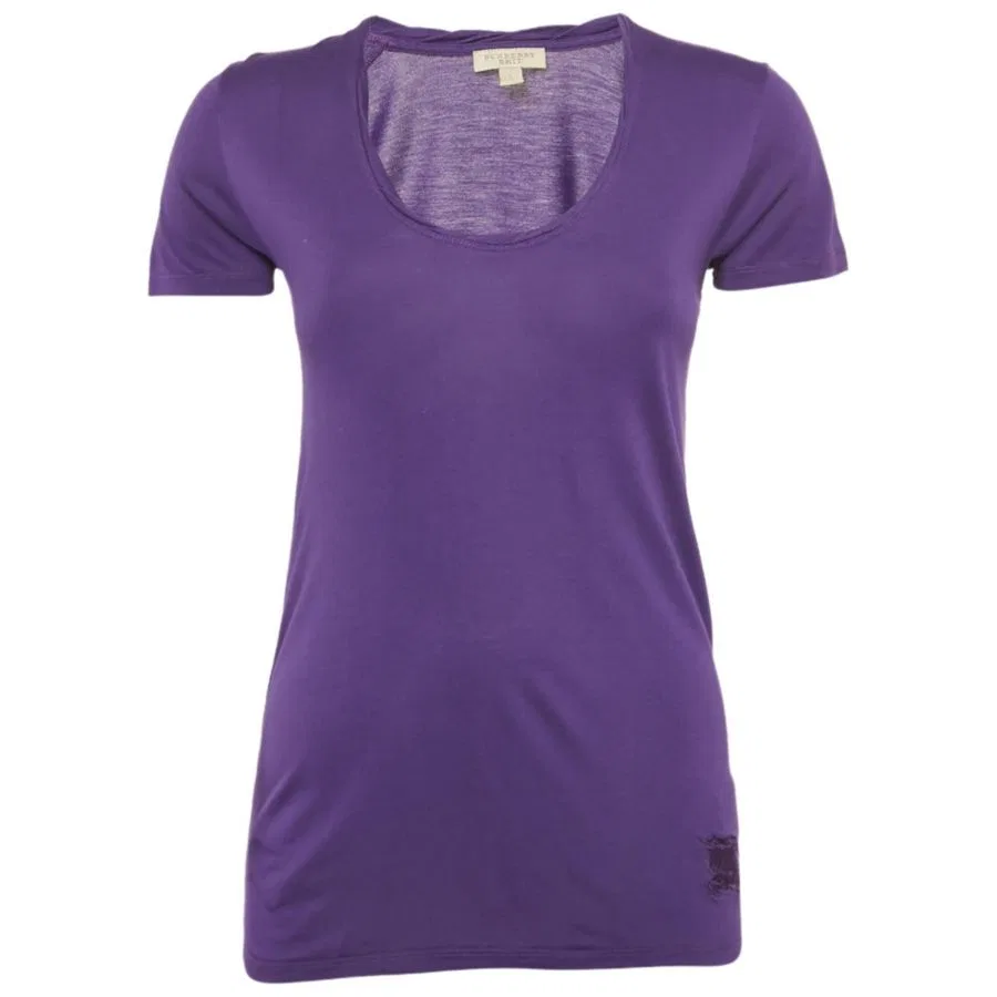 Женская футболка с круглым вырезом Burberry Brit, Purple