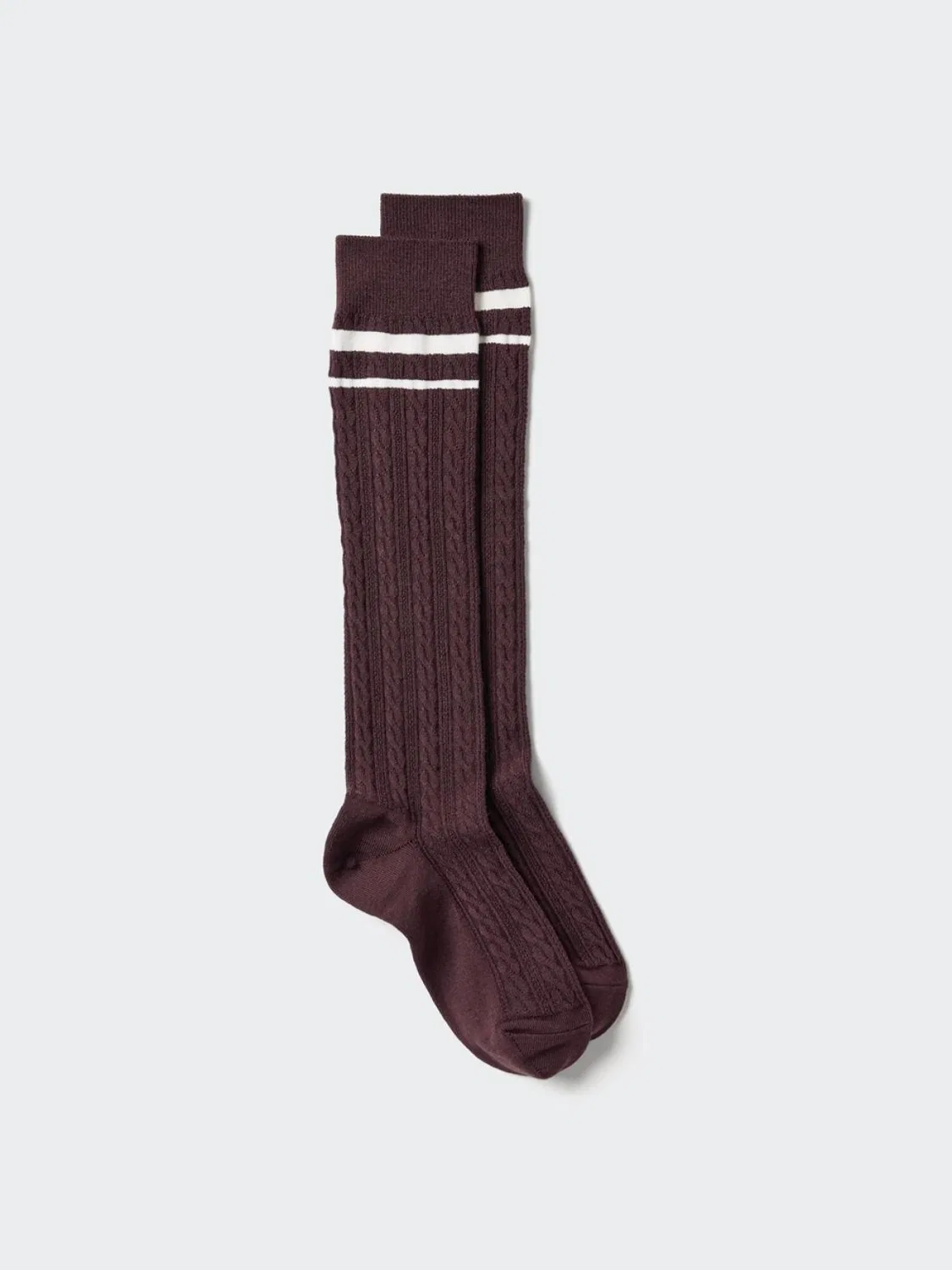 Носки HEATTECH Uniqlo, бордовый