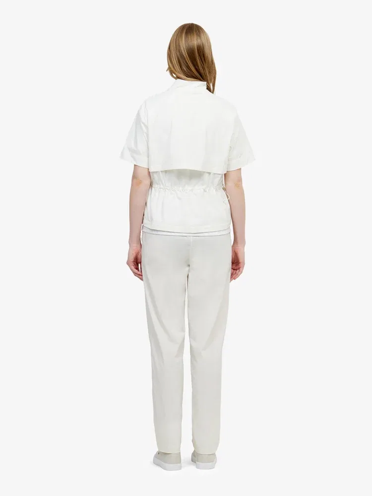 Брюки LACOSTE Ivory, широкие, из стретч-ткани — фото 3
