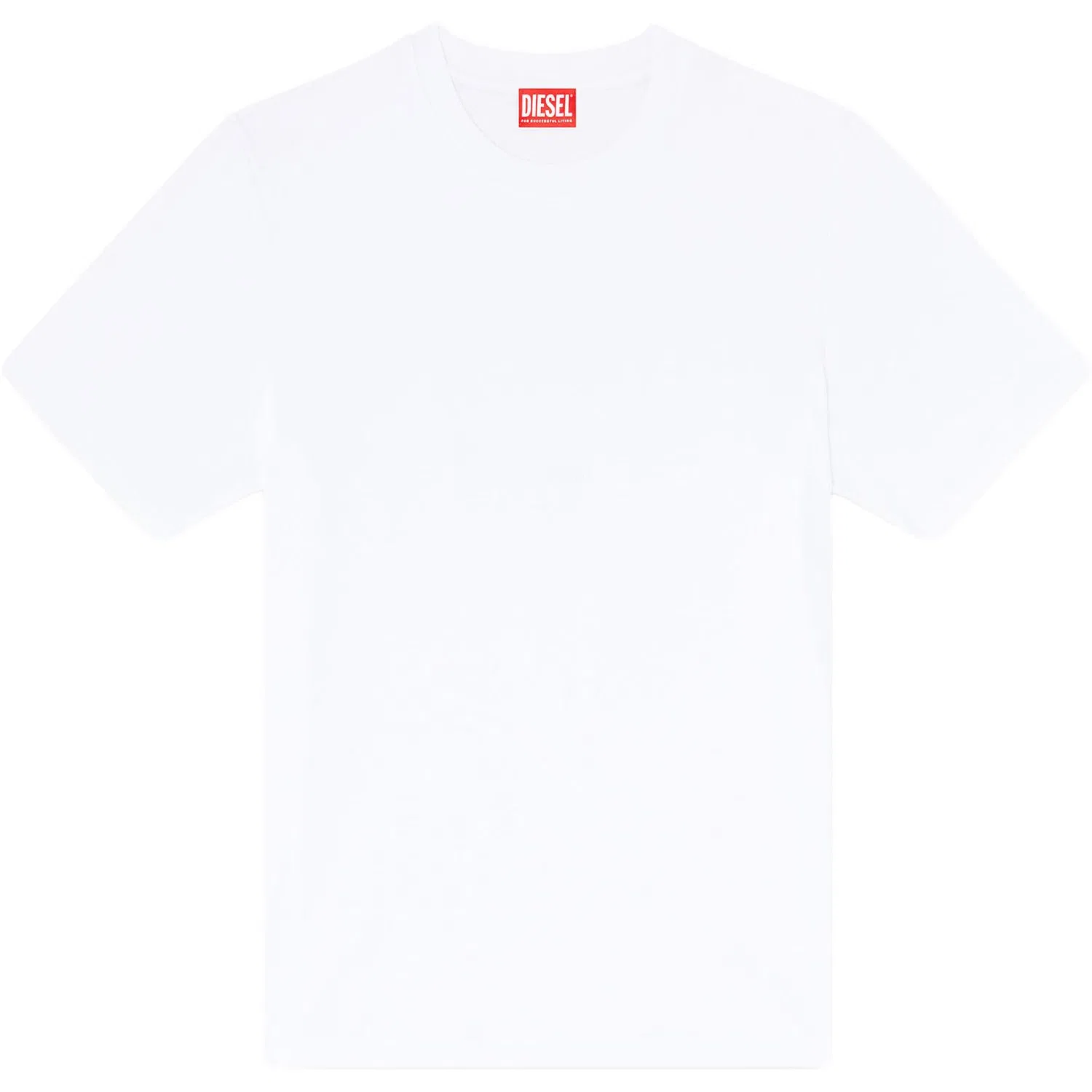 Мужская футболка с круглым вырезом DIESEL, White