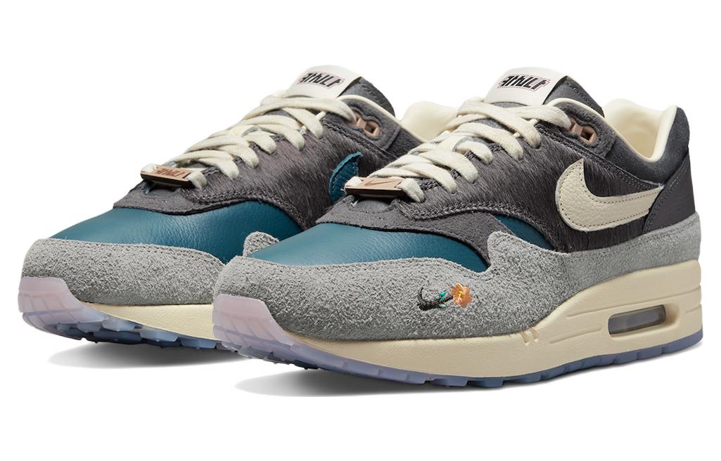 Кроссовки Nike X Kasina Air Max 1 Sp, серый/черный — фото 3