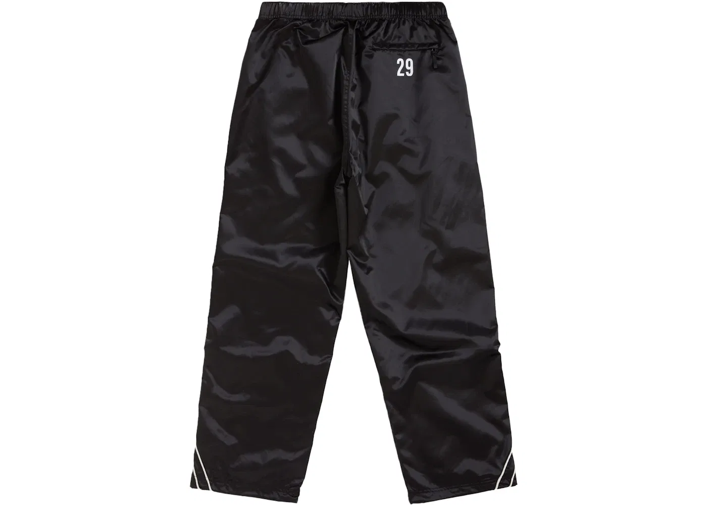 Мужские штаны из сатина Supreme Satin Track Pant (SS25), Black — фото 2
