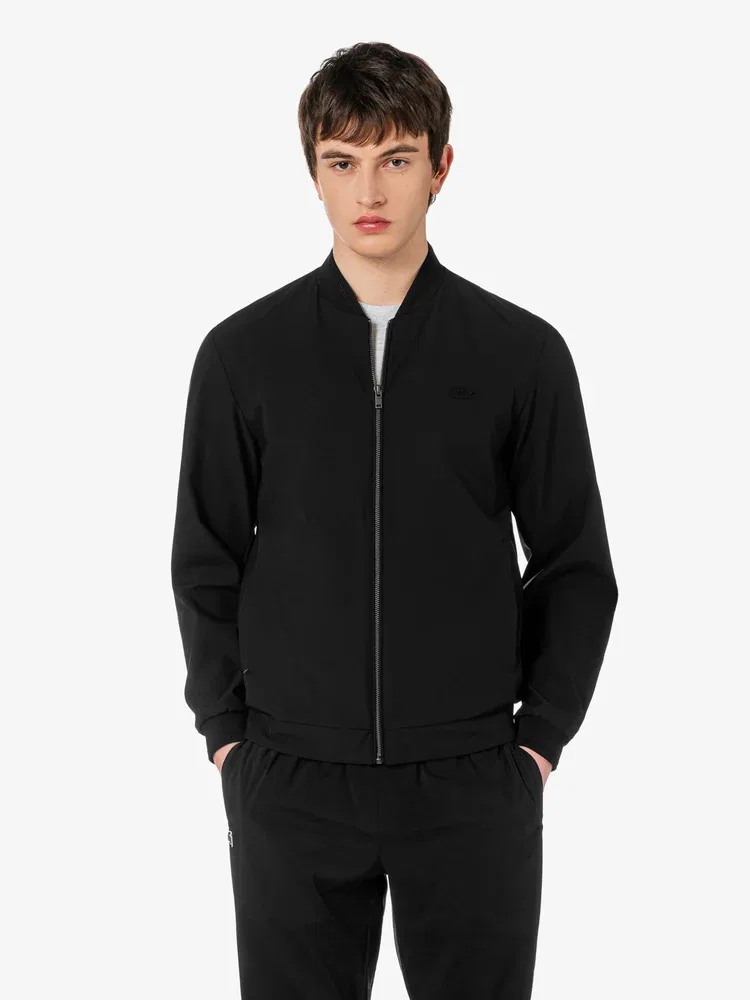 Куртка от LACOSTE, модель Stadium Neck, Black — фото 4