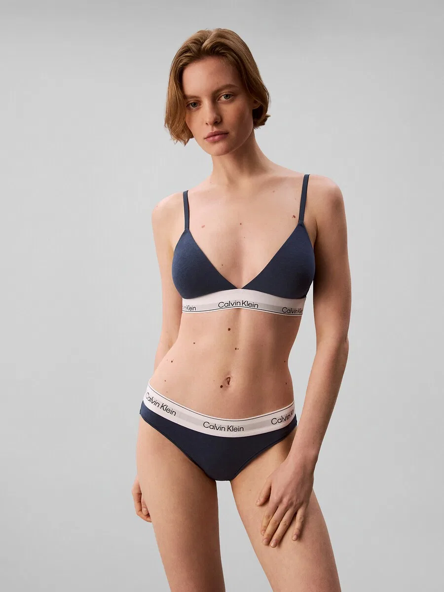Трусики Calvin Klein синего цвета — фото 2