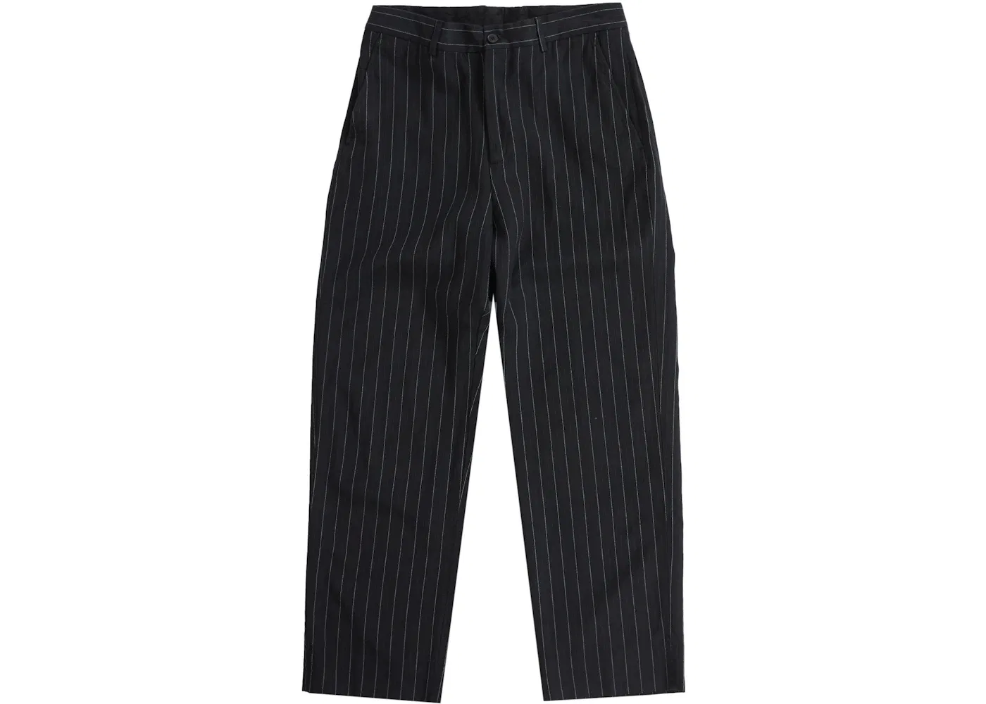 Мужской спортивный костюм с принтом в полоску Supreme, Black Pinstripe — фото 2