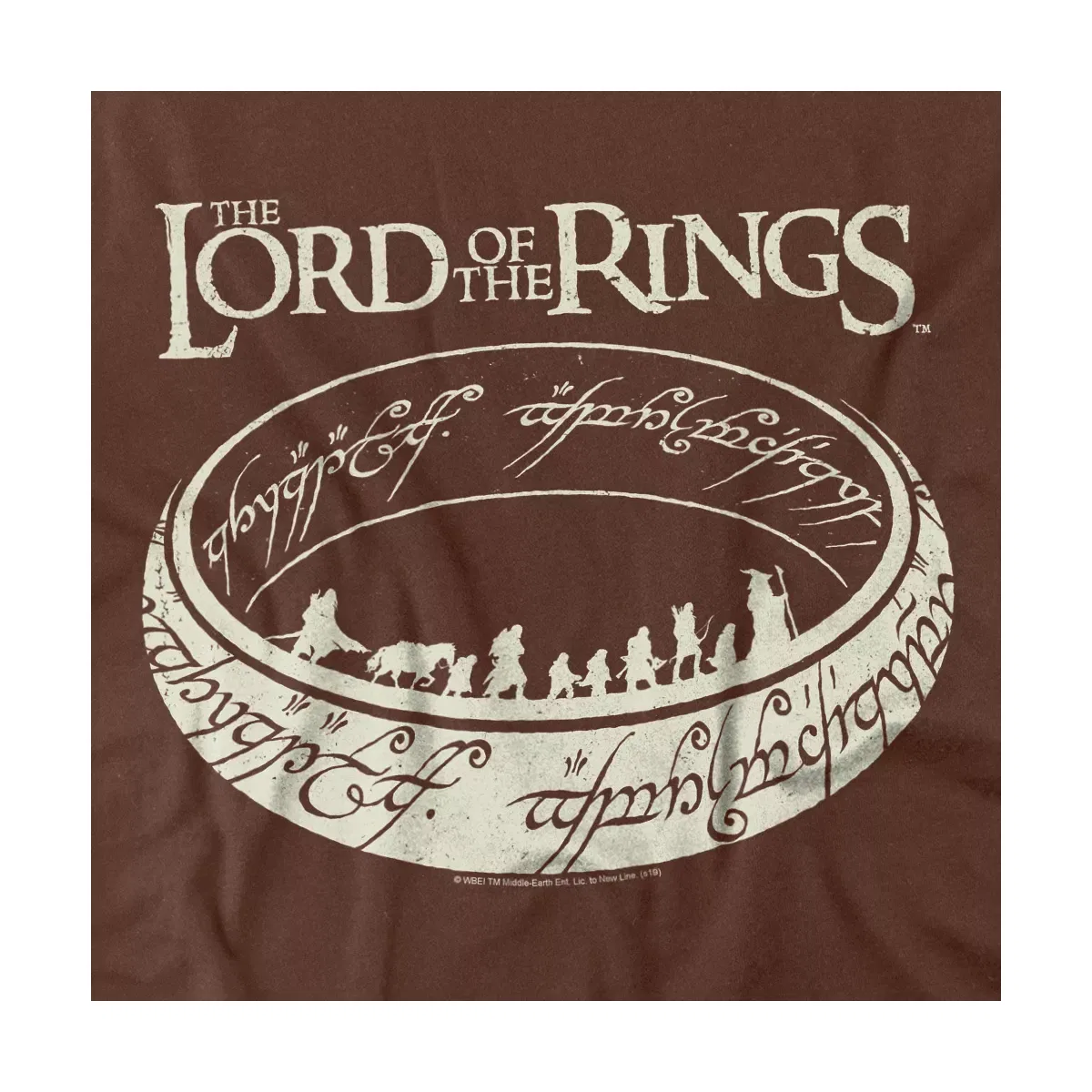 Детская футболка для мальчиков с принтом Lord Of The Rings The Journey The Lord of the Rings, Coffee — фото 2